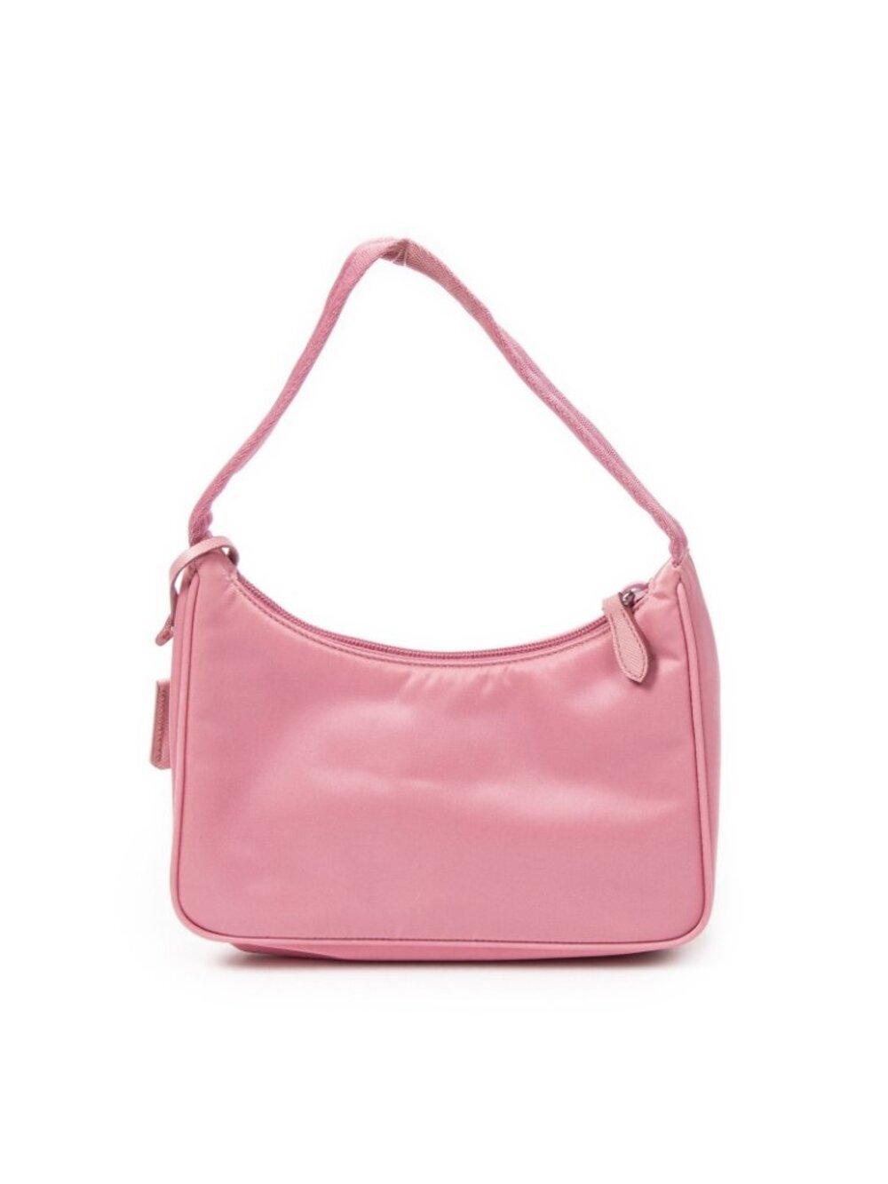 Prada Mini Zip Hobo Pink Nylon Canvas - Picture 15 of 15